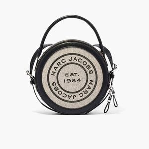 NEW MARC JACOBS Signet Canvas Circle Crossbody BAG.  2